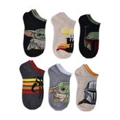 Wholesale - 6pk THE MANDALORIAN ON A MISSION NS SOCKS SIZE 9-11, UPC: 193159193614